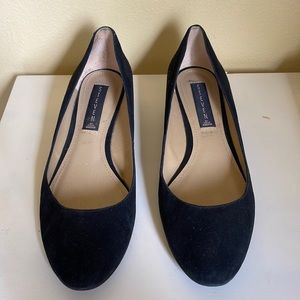 Steven by Steve Madden Black Wedge Heels